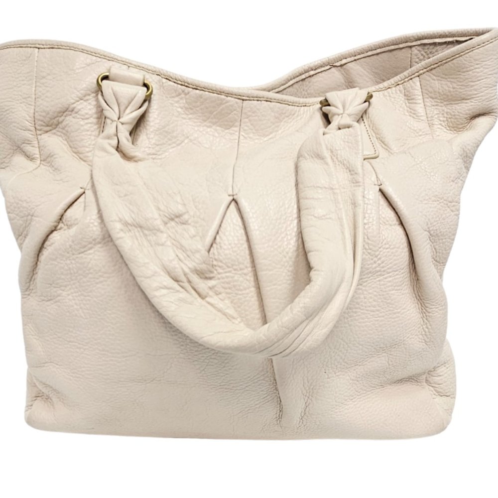 COLE HAAN Hazelle Large Leather Tote Bag